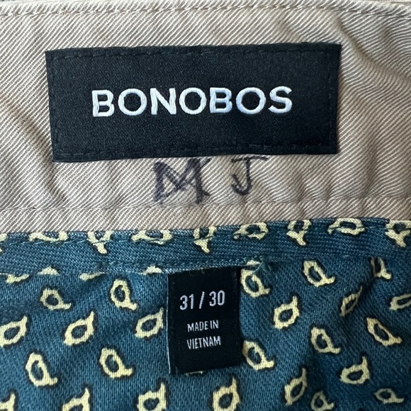 Bonobos men’s slim fit khaki chino pant. 31/28.5 - Picture 8 of 14